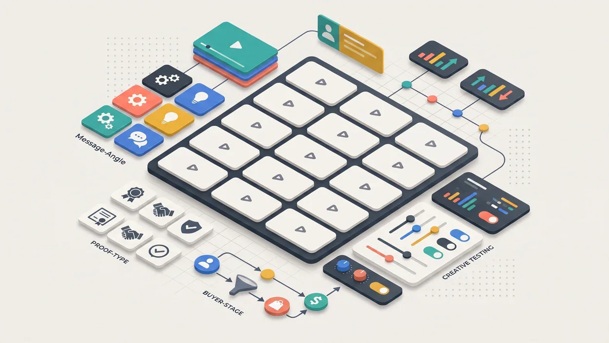 A Video Creative Testing Matrix for Paid Social Campaigns